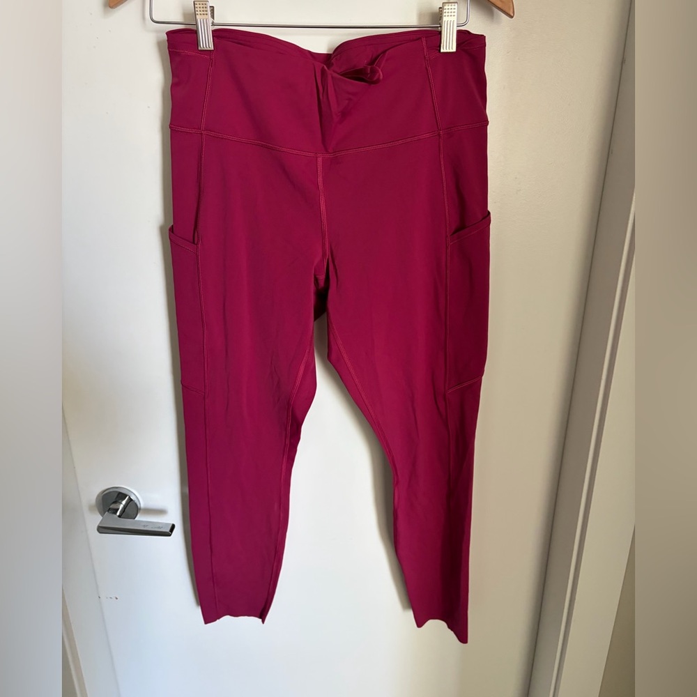 Lululemon Active Pocket Leggings - Raspberry Pink